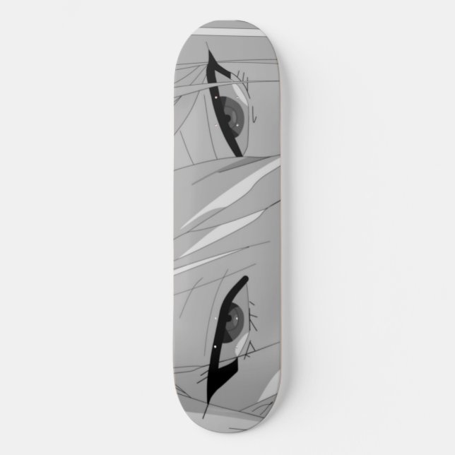 Anime Eyes Skateboard Deck (Vorderseite)
