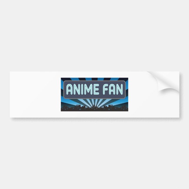 Anime-Fan-Festzelt Autoaufkleber (Vorne)