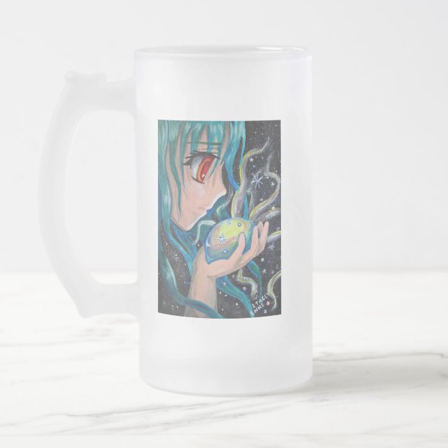 Anime-Fee Mattglas Bierglas (Links)