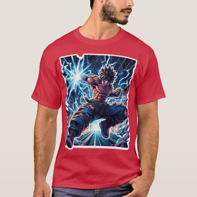 Anime Fighter T - Shirt (Vorderseite)