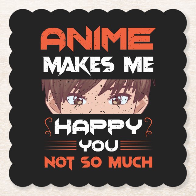 Anime freut mich nicht so sehr untersetzer (Vorderseite)