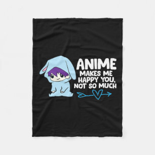 Anime freut mich über dich fleecedecke