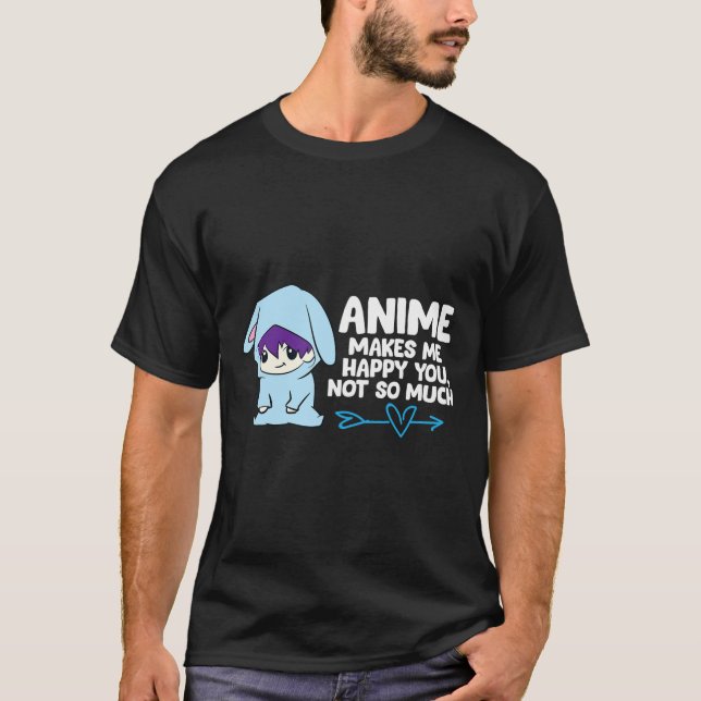 Anime freut mich über dich T-Shirt (Vorderseite)