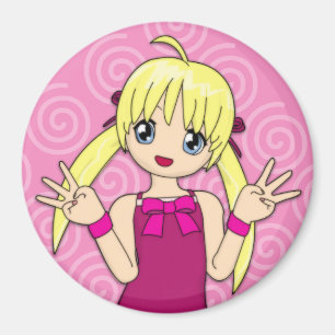 Anime-Geburtstags-Magnet Magnet