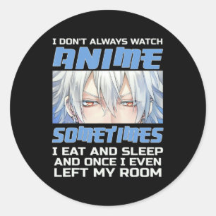 Anime-Geschenk für Jungs Männer Teenager Niedlich  Runder Aufkleber