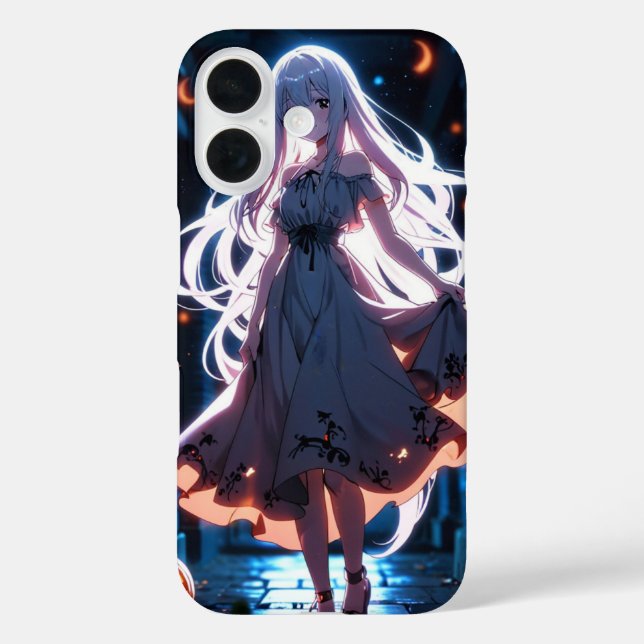 Anime Ghost Girl iPhone 16 Hülle (Rückseite)