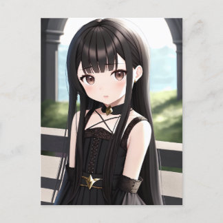 Anime Girl 008 Postkarte