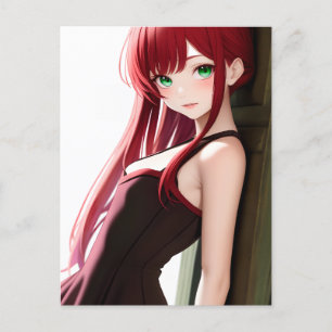 Anime Girl 13 Postkarte