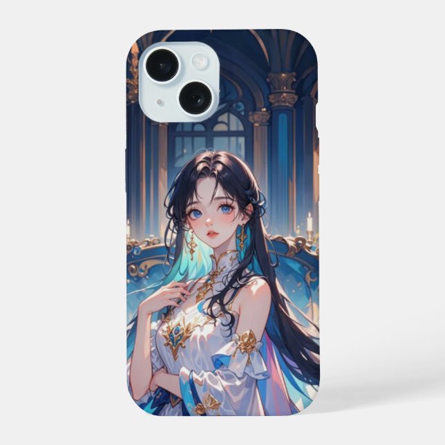 anime girl Art iPhone 15 Hülle (Rückseite)