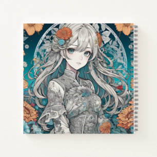 Anime Girl Blues Notizbuch