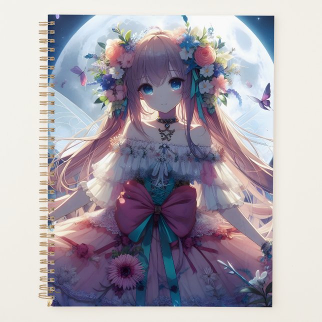 Anime Girl Blume Moon Fairy Planer (Vorderseite)