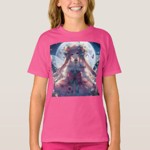 Anime Girl Blume Moon Fairy T-Shirt