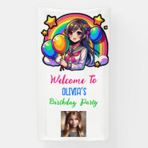 Anime Girl Colorful Pop