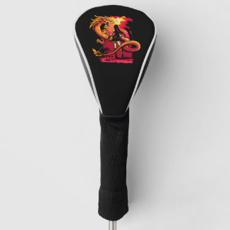 Anime Girl & Dragon Golf Headcover