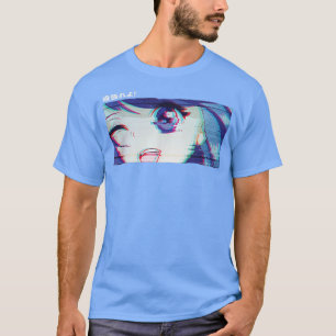 Anime Girl Eyes - Japan Culture Art - Japan Aes T-Shirt