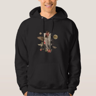 Anime Girl Gothic Ästhetik - Dunkle Blume Rose Hoodie