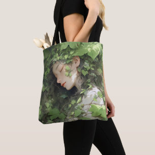 Anime Girl Green Sleep Tasche