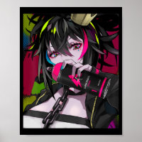 Anime Girl Kawaii Waifu Ästhetisch Japanisch Otaku