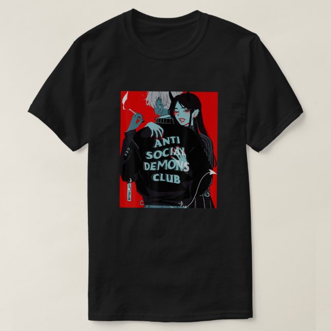 Anime Girl Kawaii Waifu Egirl Aesthetic Japani O T-Shirt (Design vorne)