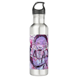 Anime Girl Kawaii Yandere Waifu Ästhetik Japanisch Edelstahlflasche