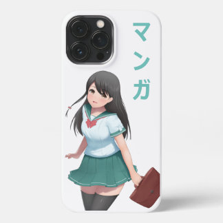 Anime Girl Manga ガ iPhone Case 13 Pro Max Hülle