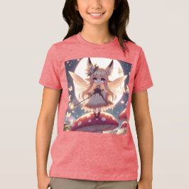 Anime Girl Pixie Hippie Moon Fairy Tri-Blend Shirt