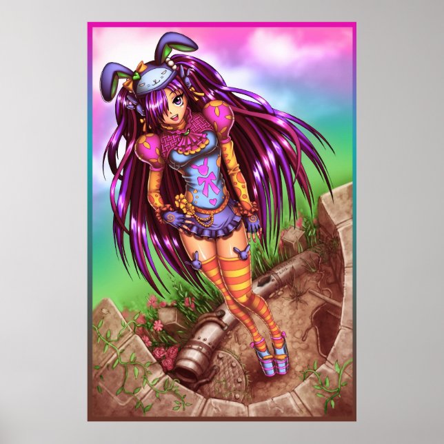 Anime Girl Poster (Vorne)