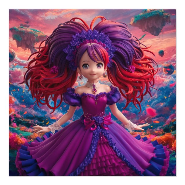 Anime Girl Poster (Vorne)