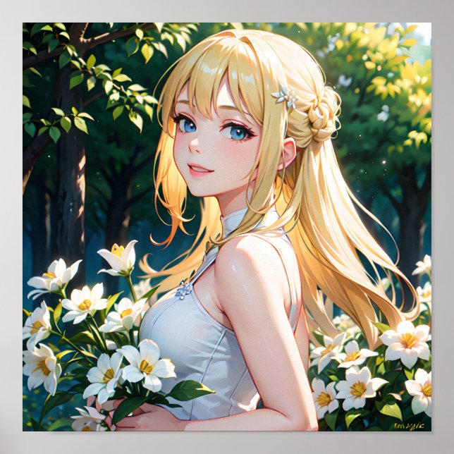 Anime Girl Poster (Vorne)