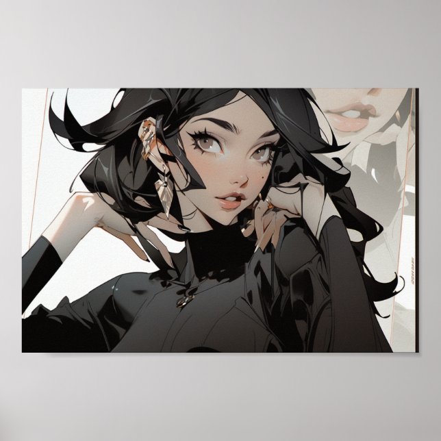 Anime Girl Poster (Vorne)