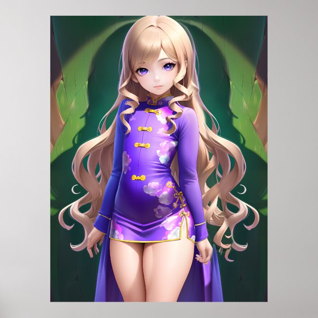 Anime Girl Poster (Vorne)