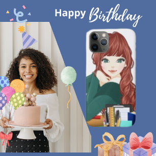 Anime Girl School Supplies Plate Case-Mate iPhone Hülle