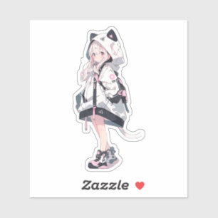 Anime Girl Series Aufkleber
