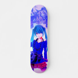Anime girl Skateboard