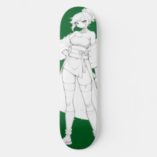 Anime Girl Skateboard Deck