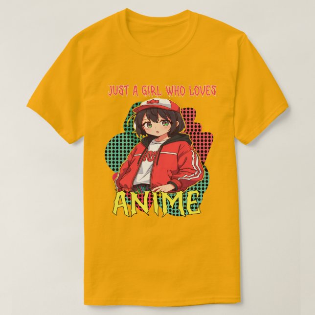Anime Girl T - Shirt (Design vorne)