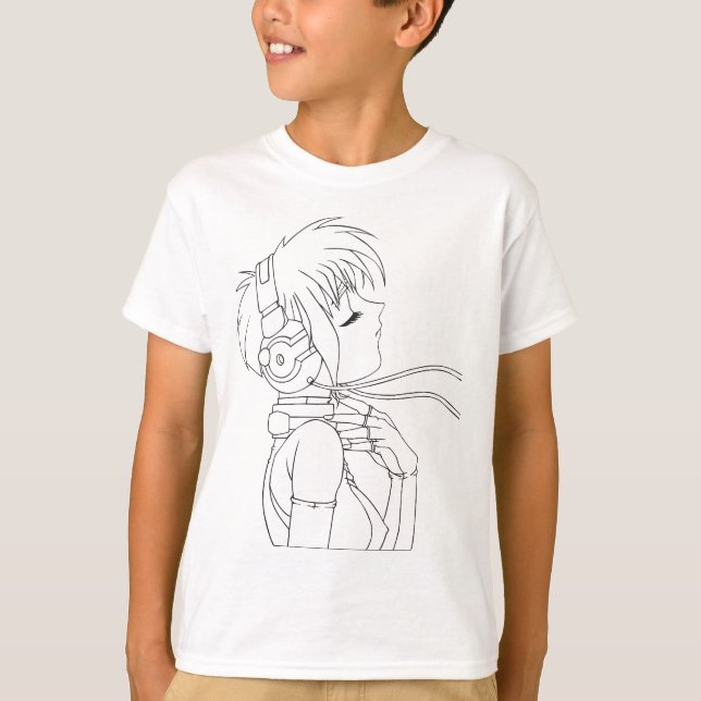 Anime Girl T-Shirt (Vorderseite)