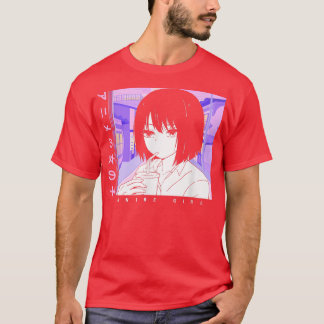 Anime Girl Waifu Japanisch Ästhetik Kawaii Girl Ot T-Shirt