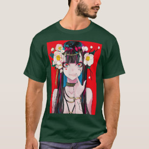 Anime Girl Waifu Japanisch Ästhetik Kawaii Otaku 1 T-Shirt