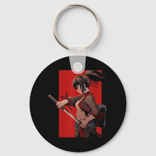 Anime Girls Teens Samurai Waifu Japanisch Otaku Ka Schlüsselanhänger