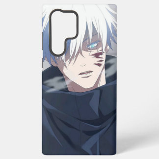 Anime Gojo Weiße Haar Charakter Samsung Galaxy Hül Hülle