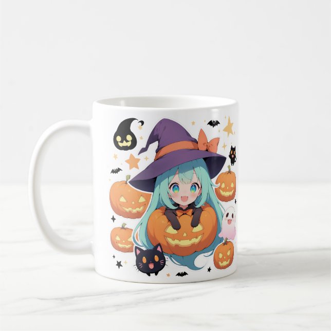 Anime Halloween Kaffeetasse (Links)