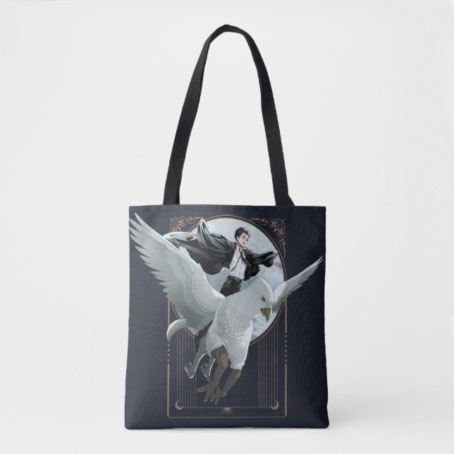 Anime HARRY POTTER™ Flight mit Buckbeak Tasche (Vorderseite)