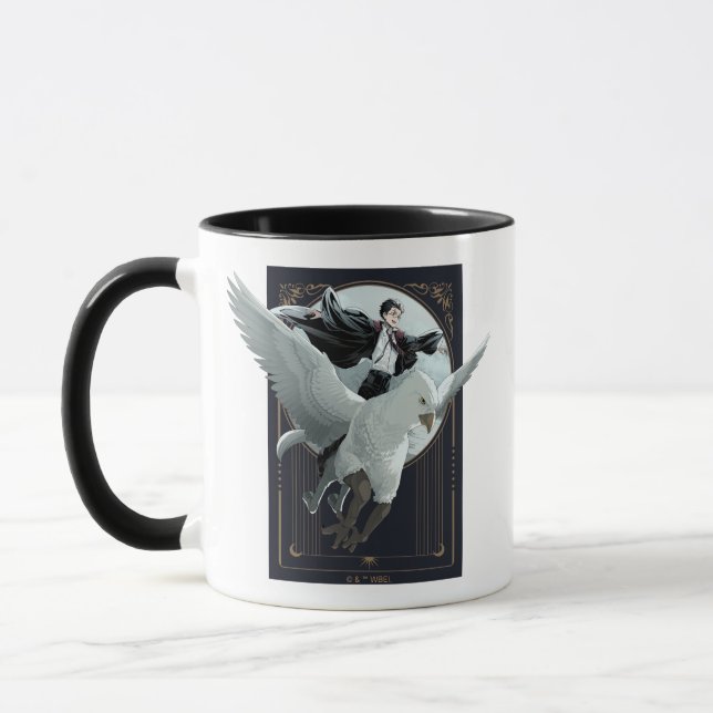 Anime HARRY POTTER™ Flight mit Buckbeak Tasse (Links)