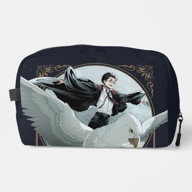 Anime HARRY POTTER™ Flight mit Buckbeak Waschbeutel (Vorderseite)