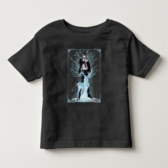 Anime HARRY POTTER™ Stag Patronus Kleinkind T-shirt (Vorderseite)