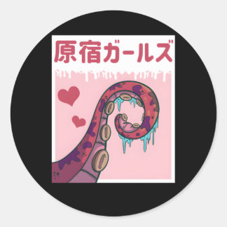 Anime Hentai Tentacles Pastel Gothic Lolita Haraju Runder Aufkleber
