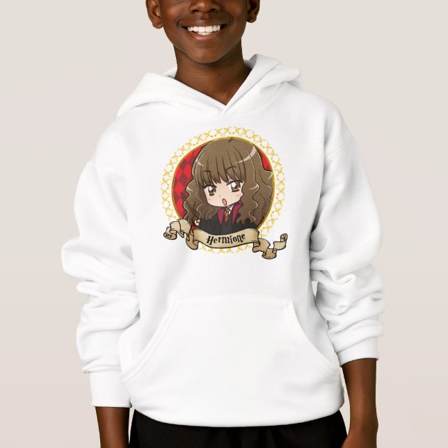 Anime Hermione Granger Porträt Hoodie (Vorderseite)
