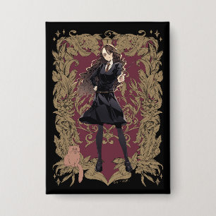 Anime Hermione Granger Verziert Frame Button