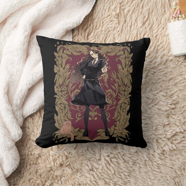 Anime Hermione Granger Verziert Frame Kissen (Decke)